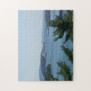 Cruise ship at Bar Harbour, Maine Jigsaw Puzzle