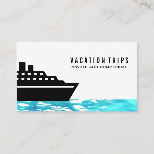 Cruise Ship Business Card (Front)