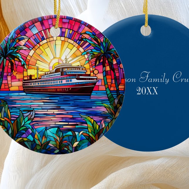 Cruise Ship  Ceramic Ornament (Creator Uploaded)