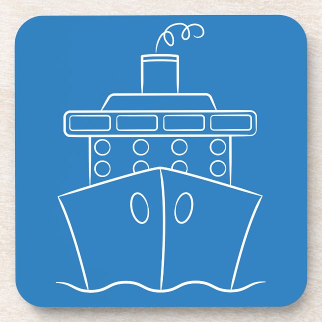 Cruise ship coaster (Front)