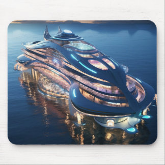 Cruise Ship Concept Mouse Pad