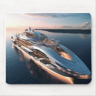 Cruise Ship Concept Mouse Pad