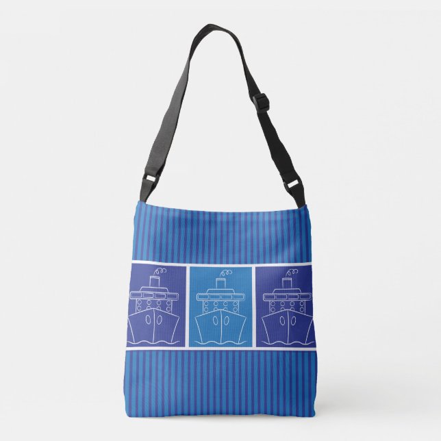 Cruise ship crossbody bag (Back)