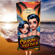 Cruise Ship Cruising Together Custom Chibi Couple