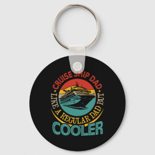 Cruise Ship Dad Definition Cooler Father's Day Sai Key Ring