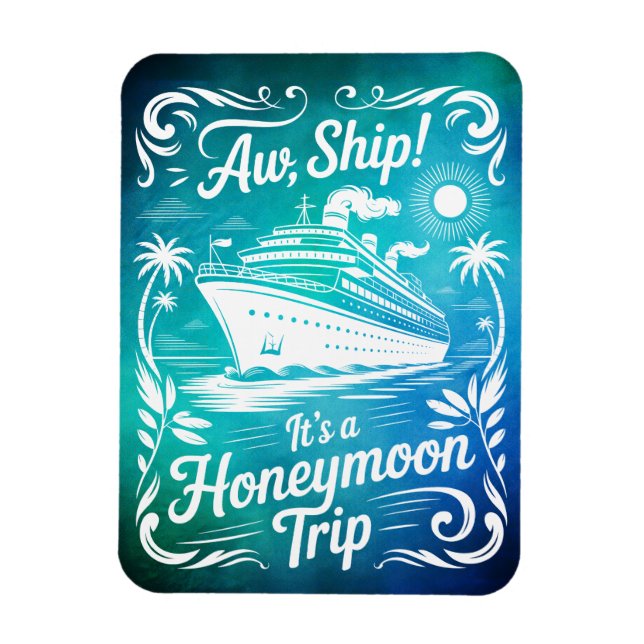 Cruise Ship Decor Stateroom Magnet (Vertical)