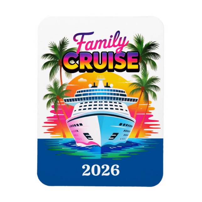 Cruise Ship Decor Stateroom Magnet (Vertical)