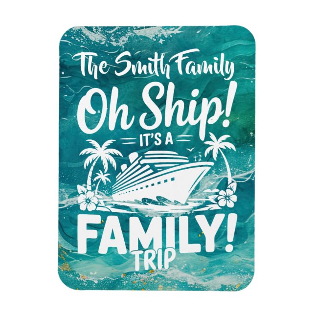 Cruise Ship Decor Stateroom Magnet (Vertical)