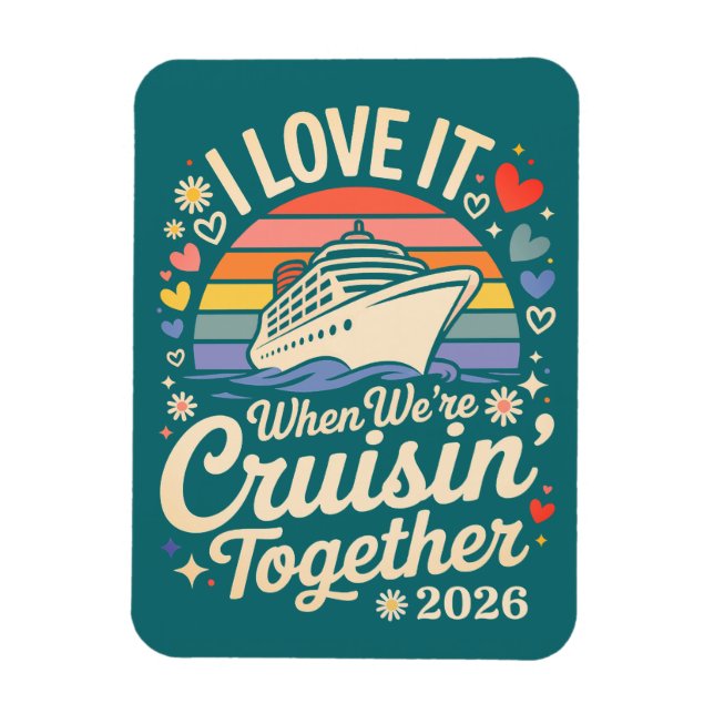 Cruise Ship Decor Stateroom Magnet (Vertical)