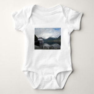 Cruise Ship Docked in Skagway, Alaska Baby Bodysuit