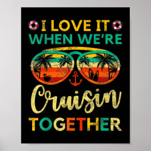 Cruise Ship Family Friends Matching Vacation Trip  Poster