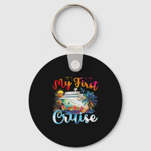 Cruise Ship Family Summer Vacation Trip My First C Key Ring