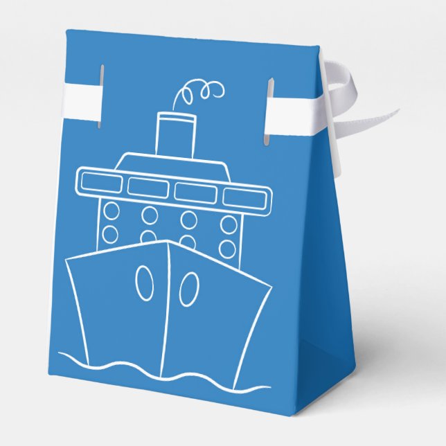 Cruise ship favour box (Back Side)