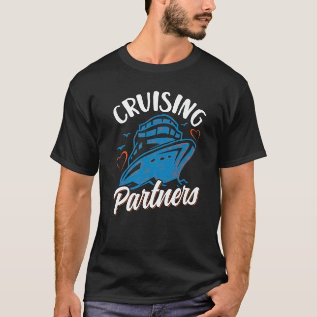 Cruise Ship Friends Vacay Cruising Partners T-Shirt (Front)