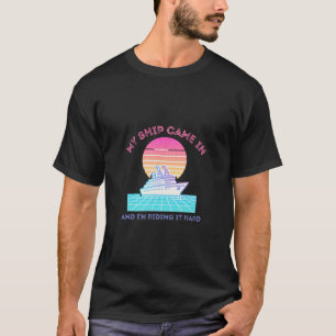 Cruise Ship Funny Vacation Travel Party Humor Beac T-Shirt
