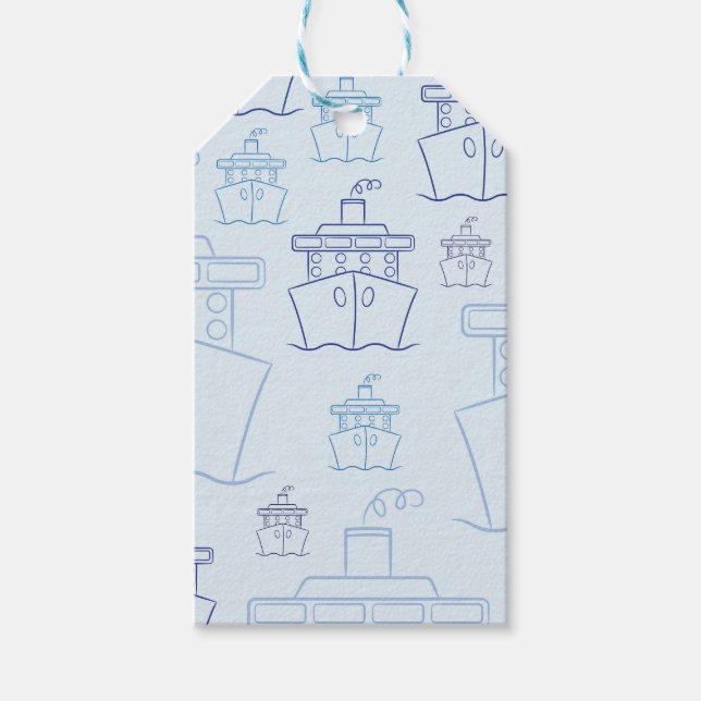 Cruise ship gift tags (Front)