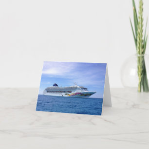 Cruise Ship Greeting Card