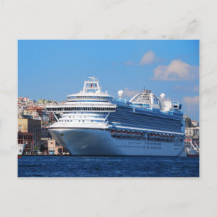 Cruise ship in Istanbul 2012 Calendar Postcard