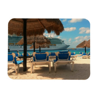Cruise Ship in the Caribbean Magnet