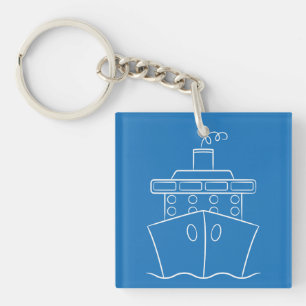 Cruise ship key ring