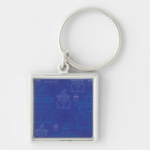 Cruise ship key ring