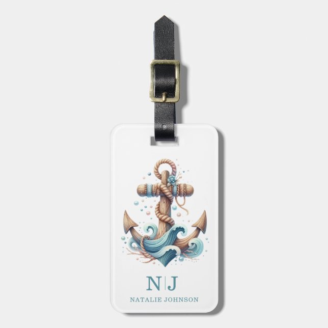 Cruise Ship Luggage Tag (Front Vertical)