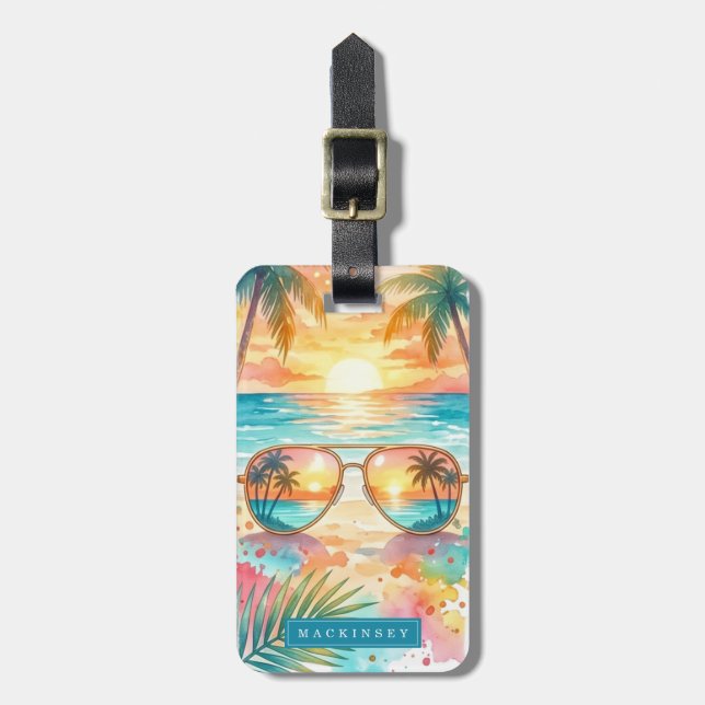 Cruise Ship Luggage Tag (Front Vertical)