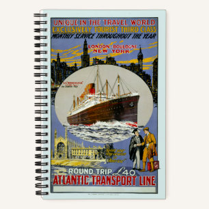 Cruise Ship, New York Skyline & A London Street Notebook