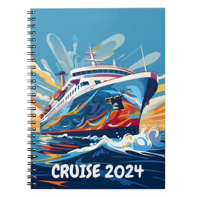 Cruise Ship Notebook Personalized (Front)