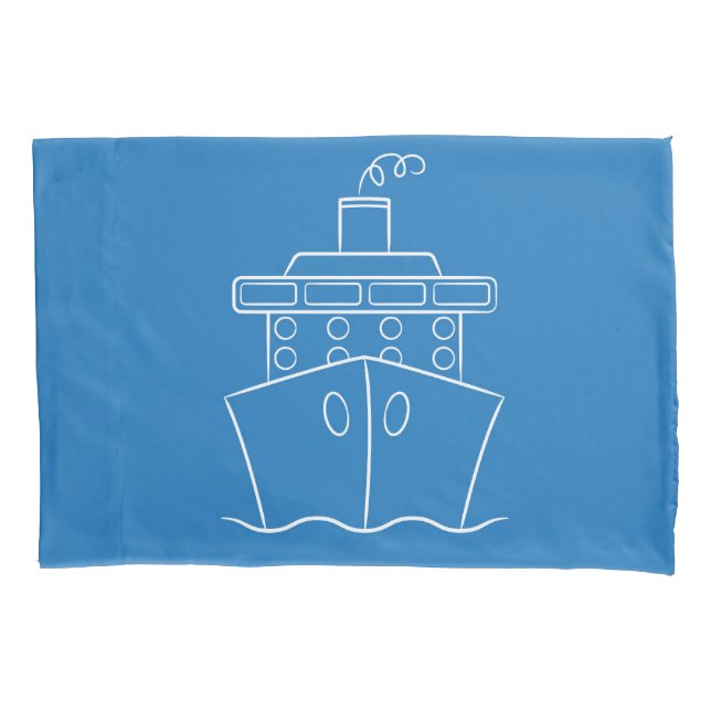 Cruise ship pillowcase (Front)
