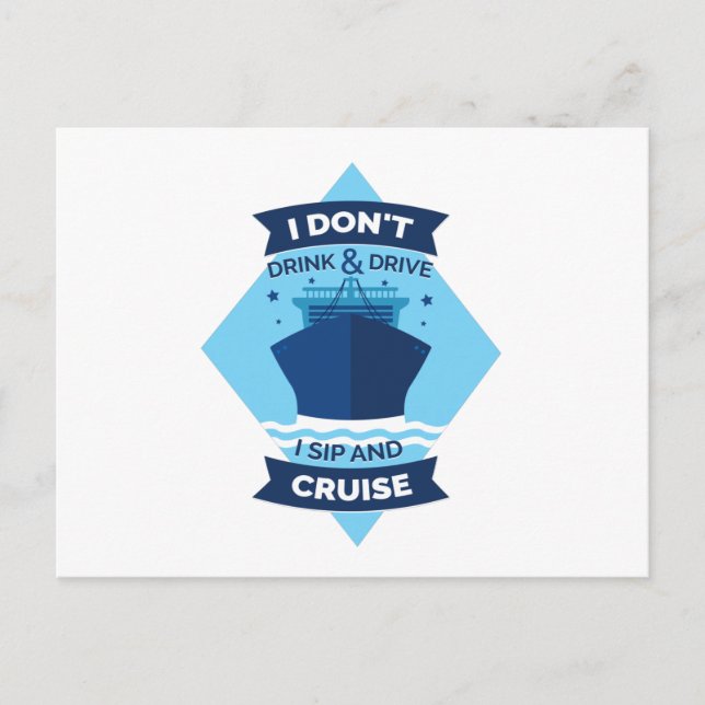 Cruise Ship Postcard (Front)