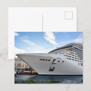 cruise ship postcard