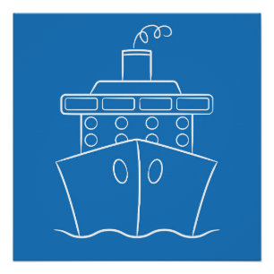Cruise ship poster