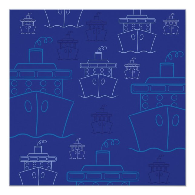 Cruise ship poster (Front)