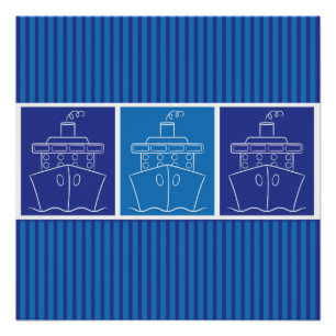 Cruise ship poster
