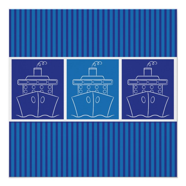 Cruise ship poster (Front)