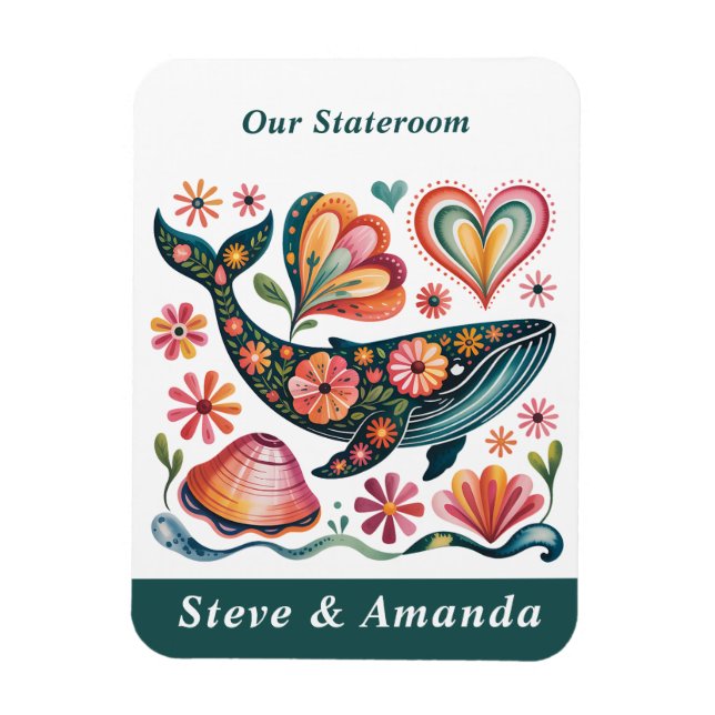 Cruise Ship Stateroom Magnet (Vertical)