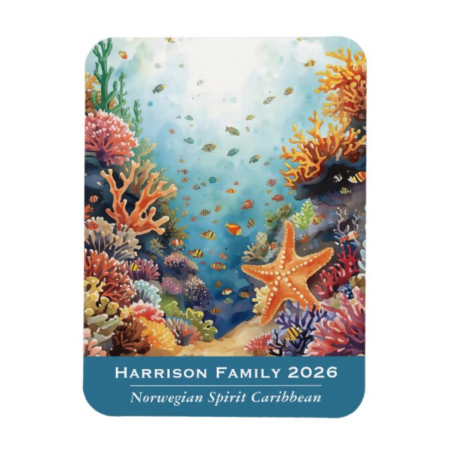 Cruise Ship Stateroom Magnet (Vertical)