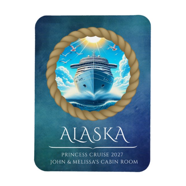 Cruise Ship Stateroom Magnet (Vertical)