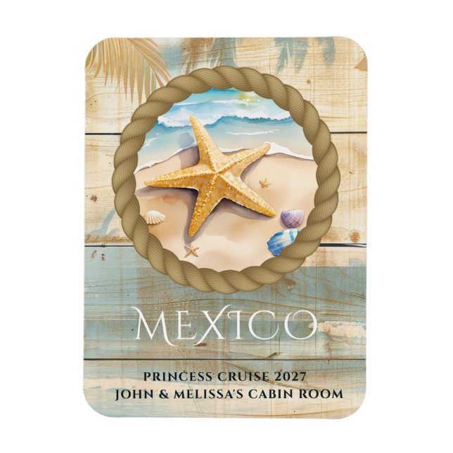 Cruise Ship Stateroom Magnet (Vertical)