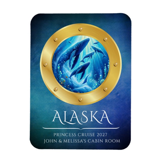 Cruise Ship Stateroom Magnet (Vertical)