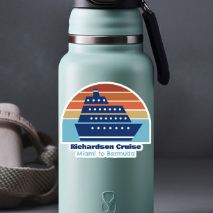 Cruise Ship Sunset Personalised Family Vacation