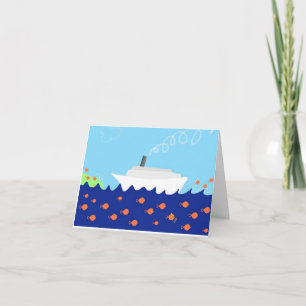 Cruise Ship Thank You Card