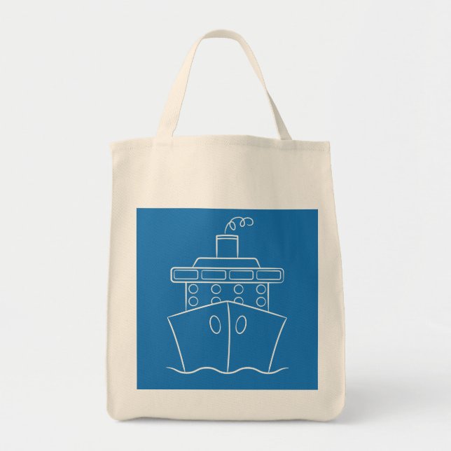 Cruise ship tote bag (Front)