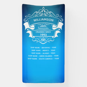 Cruise Ship Travel Destination Decor Door Sign