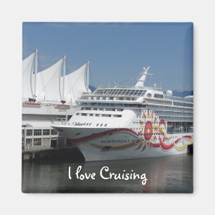 Cruise Ship Travel Magnet