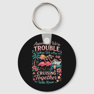 Cruise Ship Vacation Friends Buddies Couples Girl Key Ring
