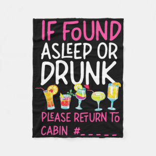 Cruise Ship Vacation Friends Buddies Couples If Fo Fleece Blanket