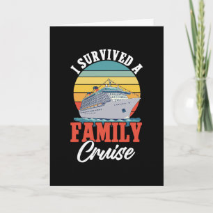 Cruise Ship Vacation I Survived A Family Cruise Card