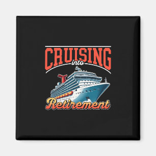 Cruise Ship Vacation Retired Cruising Into Retirem Magnet